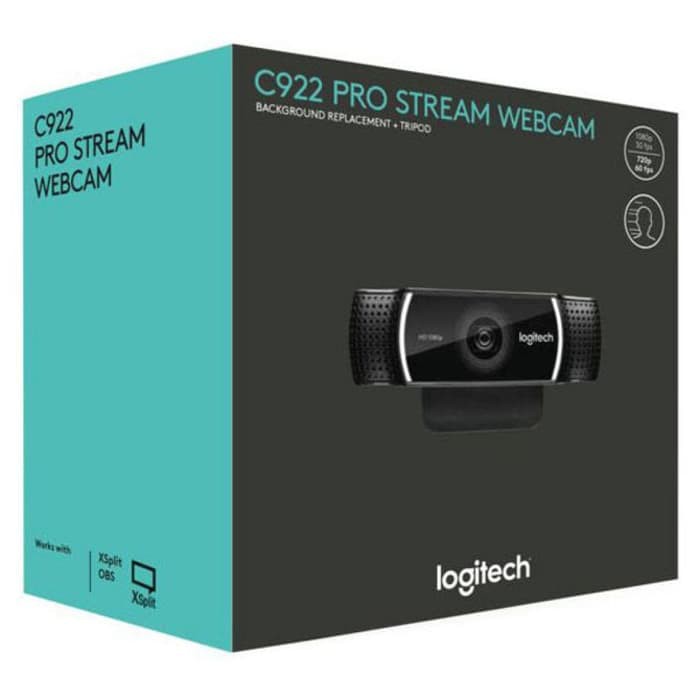 Logitech C922 Pro Stream Webcam 1080P Full HD Termasuk Tripod