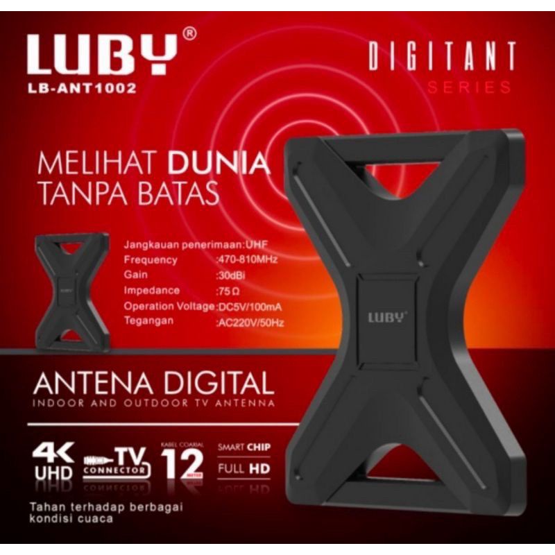 Antena Digital Luby LB-ANT1001 / Antena Indoor Outdoor Luby ANT1002