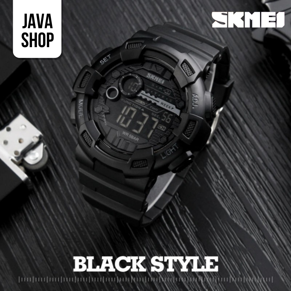 JAVASHOP Jam Tangan Pria Digital Anti Air Waterproof Kado Cowok SKMEI