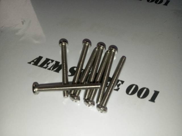 Baut JP M4 X 40 (4cm) stainless 304 pan screw