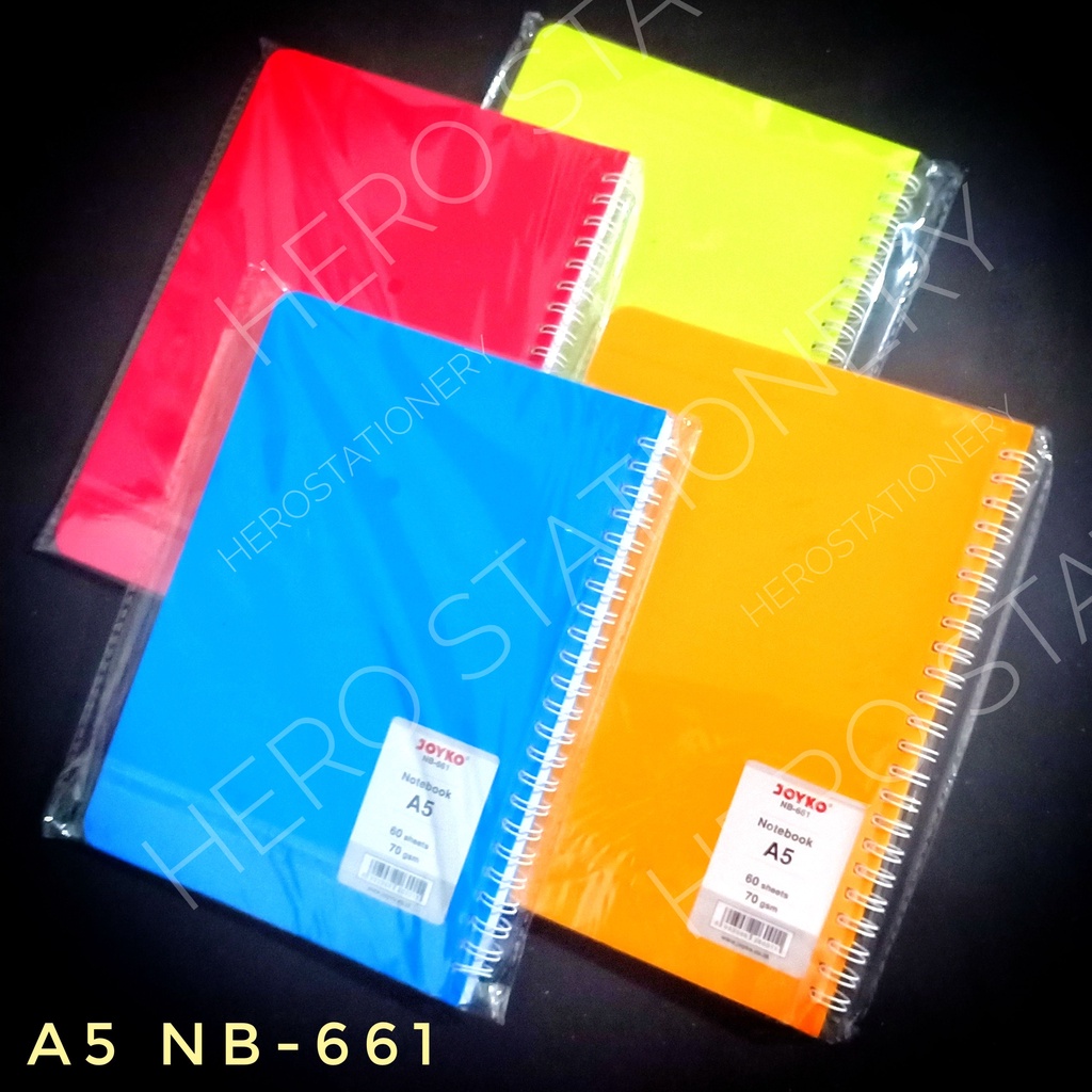 

Joyko buku agenda notebook notes bergaris A5 60 halaman NB-661