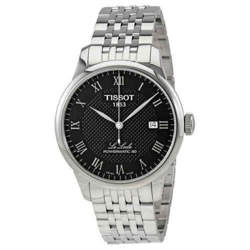 Jam Tangan Pria TISSOT Couturier Secret Date T035.446.11.051.01 Black Dial Stainless