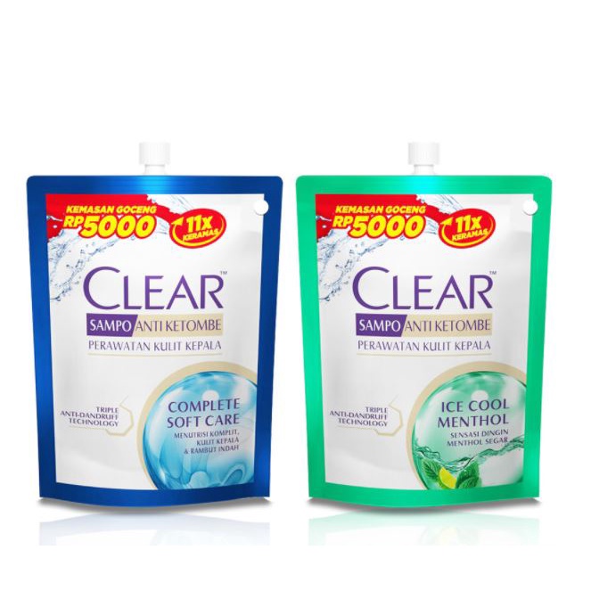 CLEAR SHAMPOO 55ML POUCH/centraltrenggalek