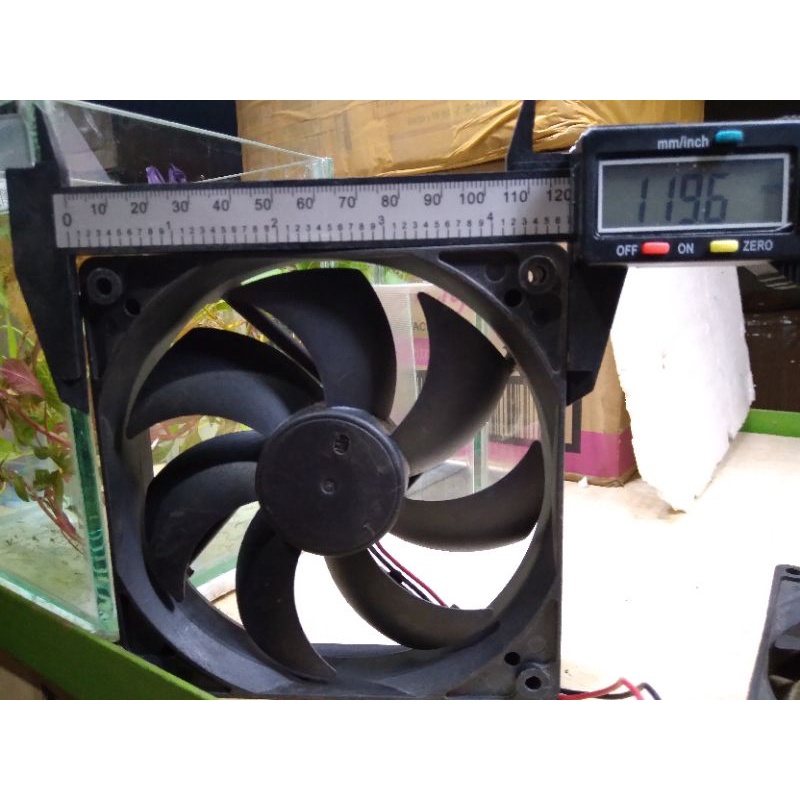 KIPAS DC FAN 12VOLT 12X12