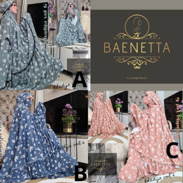 Mukena Khadija Bercadar By Baenetta