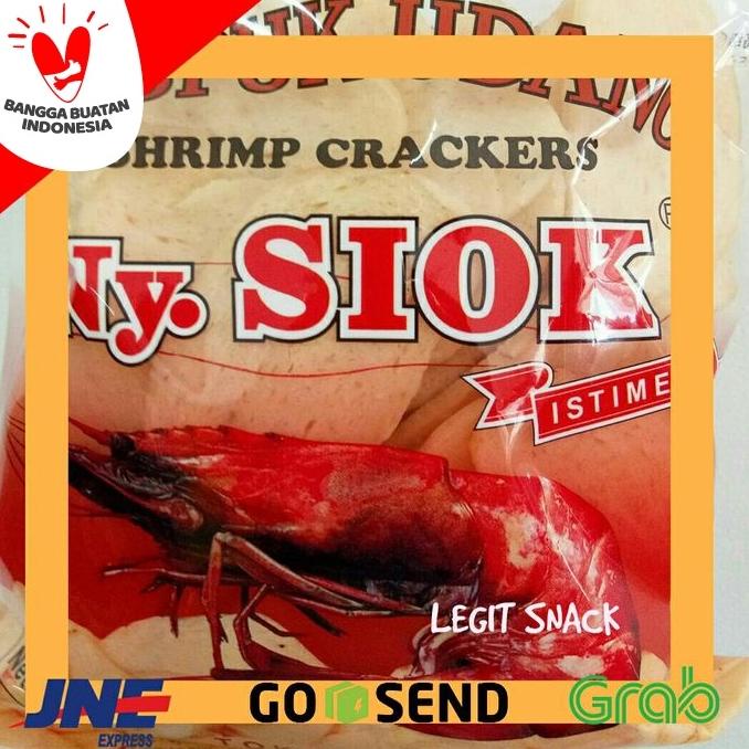 

KERUPUK UDANG NY.SIOK / KRUPUK NY SIOK OVAL BULAT READY GOJEK JAKARTA