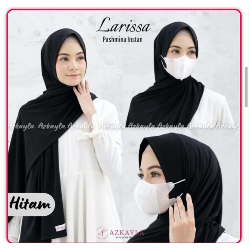 HIJAB PASHMINA EARLOOP LARISSA || BY AZKAYLA