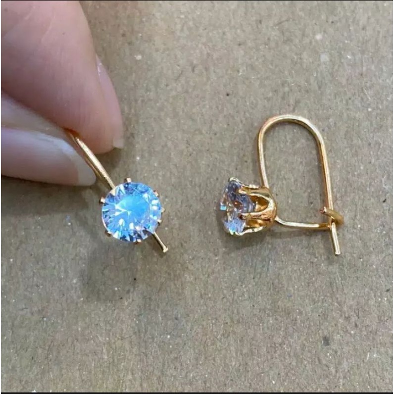 anting desi kait gold terlaris perhiasan wanita titanium gold