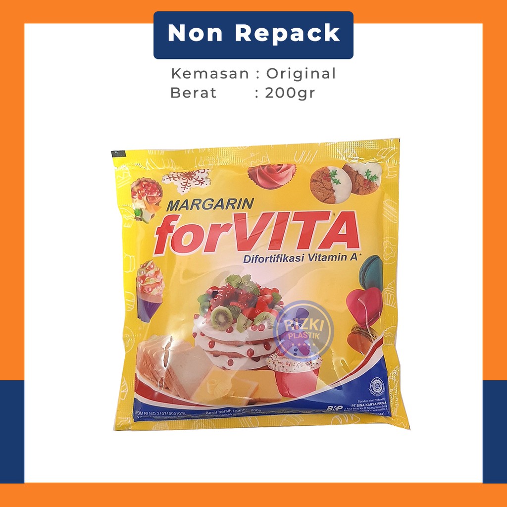 

Forvita Margarin 200gr Mentega Serba Guna Kemasan Sachet | Bekasi99