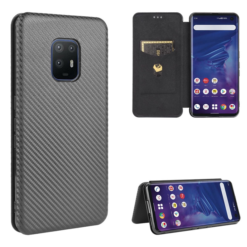 Hard Case Sharp Aquos Sense 3 Lite Sh Rm12 R5g Flip Carbon Fiber Card Holder Cases Shockproof Phone Cover Shopee Indonesia