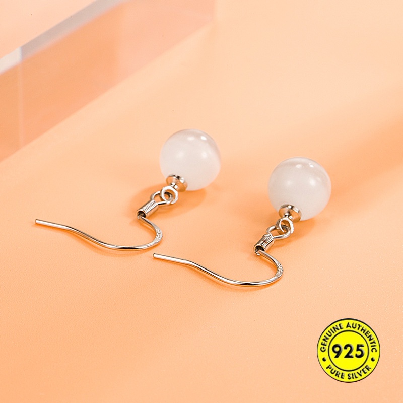 Anting Opal Bahan S925 Silver Untuk Wanita