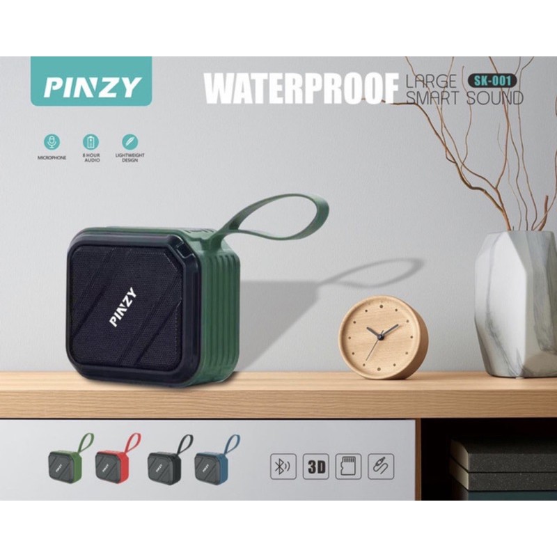 Speaker Bluetooth Portable PINZY SK-001 Waterproof