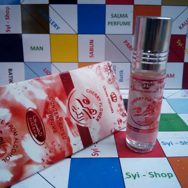 Parfum Cherry Flower By Dobha Roll On Non Alkohol 6ml