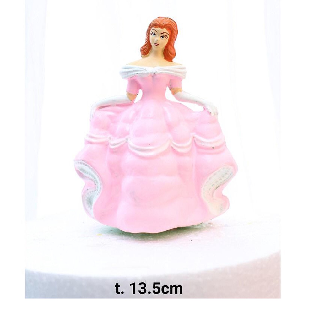 Princess Hiasan Kue Ulang Tahun Topper Kue Princess Birthday Pink