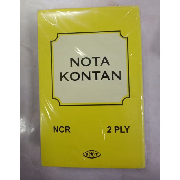 

Nota Kontan Kecil BOT 2 Play (1pcs) 22 lembar 10,5*16,3cm