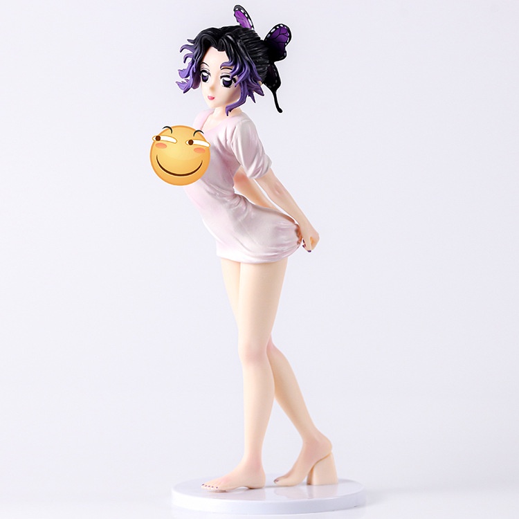 Mainan Action Figure Model Anime Demon Slayer Nezuko Seragam Nezuko Kamado Kimetsu no Yaiba Ukuran 27cm Untuk Koleksi