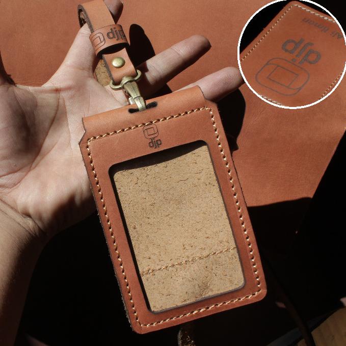 

[[COD]] Id card dompet name tag kartu kulit asli,model magnet,2 lipat, 2muka KOMPLIT Kode 490