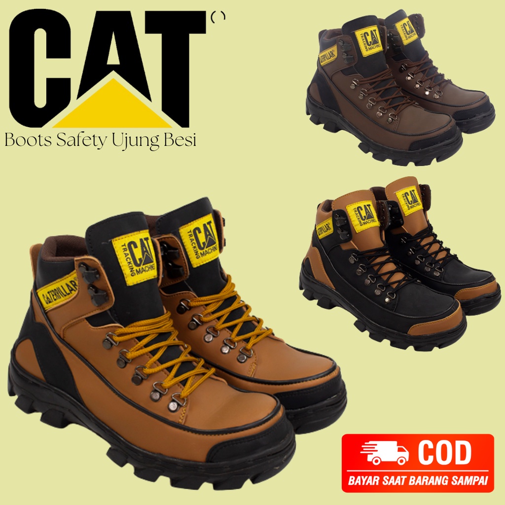 Sepatu Boot Pria argon Mbc Sepatu Boots sintetis Outdoor Sepatu Ujung Besi Proyek