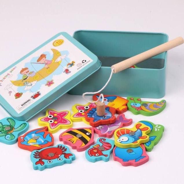 Mainan Edukasi Anak FUNNY FISHER GAME Mainan Pancing Ikan Magnet Anak