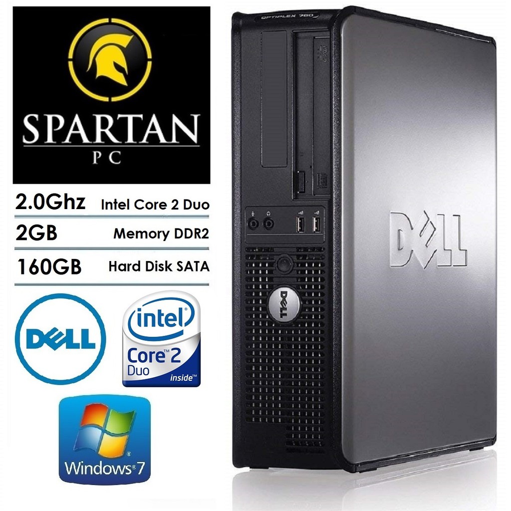 UNBK PC BRANDED DELL OPTIPLEX 755 C2D DDR2 2GB HDD 160GB 