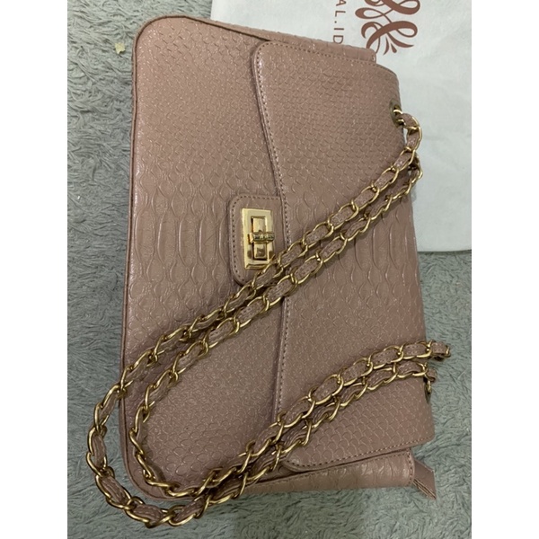 Preloved Kyra Bag by Hey local Nude sz Medium