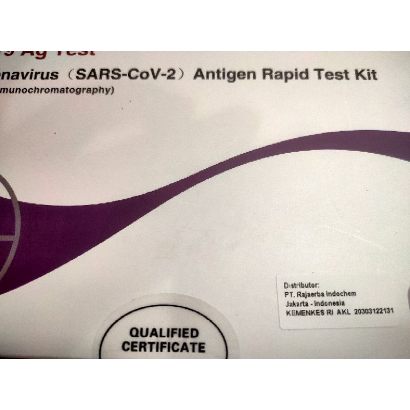 ALAT TEST COVID METODE AIR LIUR SALIVA PER PCS