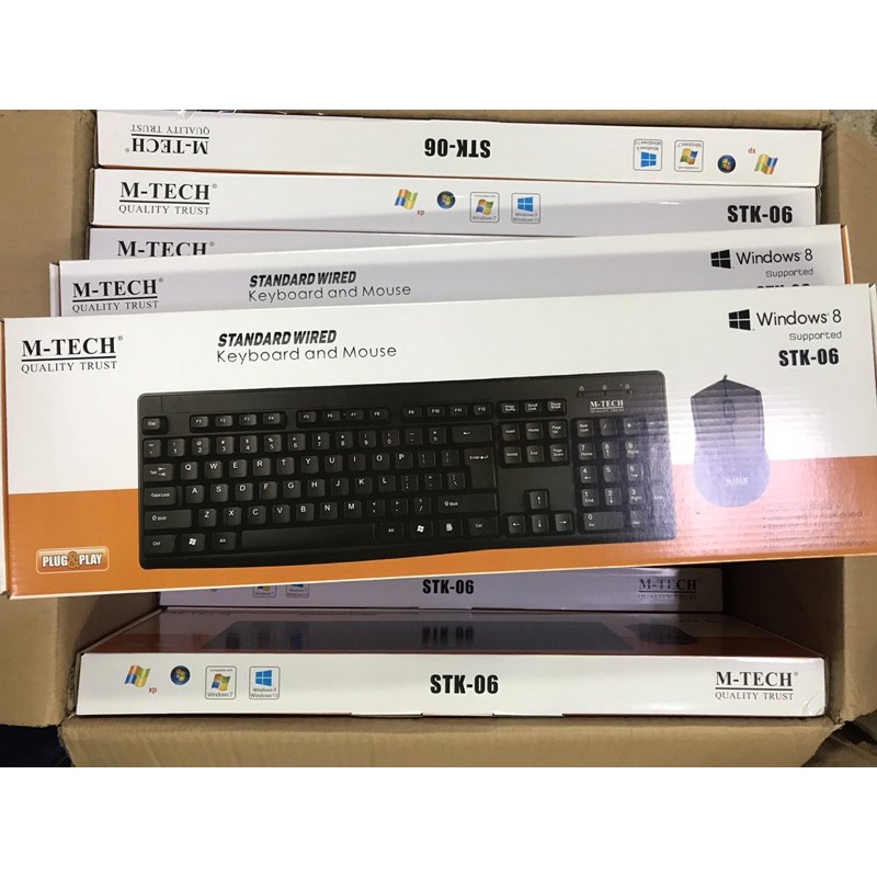 paket keyboard mouse Standar USB new