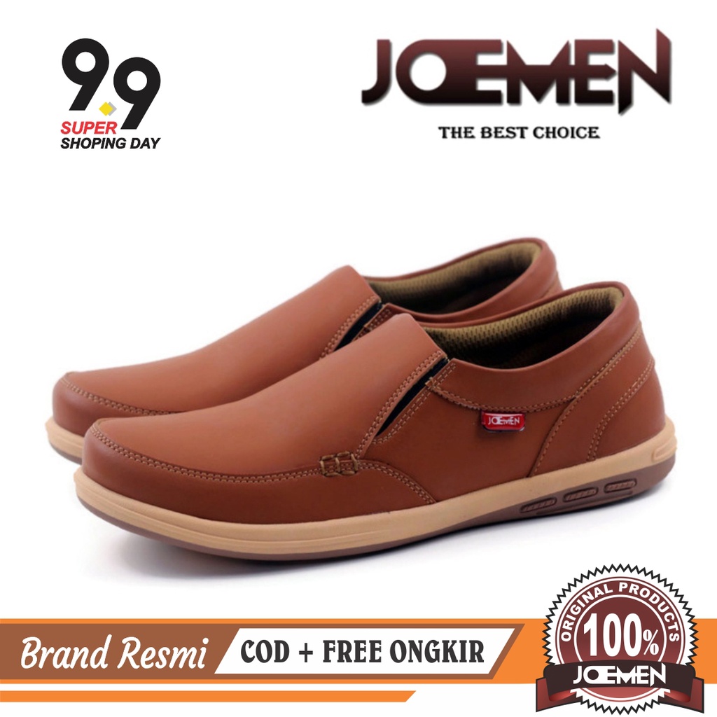 100% ASLI KULIT Sepatu Pria J 21 ORI IMPORT Casual Kulit Kerja Kantor Santai Pesta Fashion Pria-1