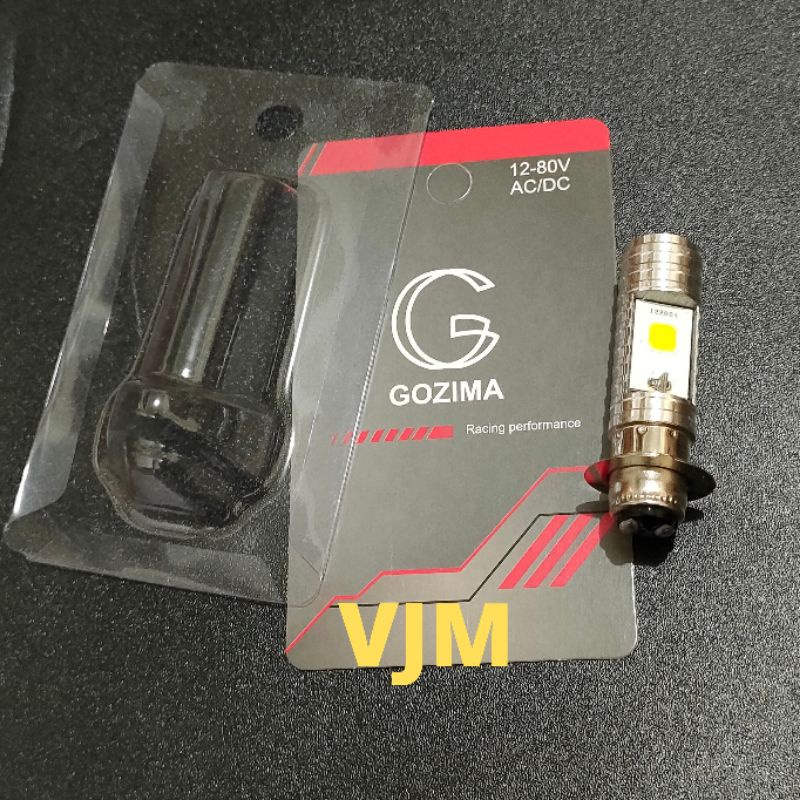 lampu Depan led gozima/ Lampu H6 nyala Putih Jupiter Z Kharisma Vega Supra Mio beat vario