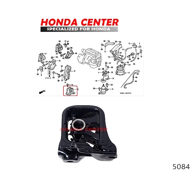 engine mounting gantungan mesin kaki mesin pangkuan mesin depan accord vti 1998 1999 2000 2001 2002 odyssey ra6 2001 2002 2003