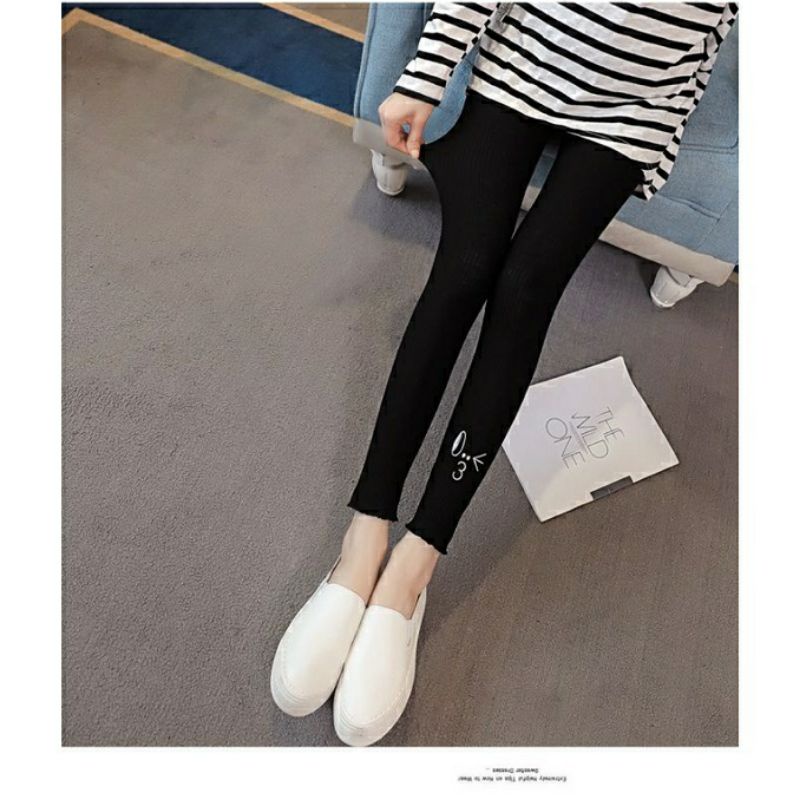 NEW!!Celana Legging Hamil Katun 6686