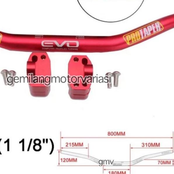 ➪ Stang Fatbar Setang Motor Evo Stang Fatbar Evo Prothaper High Stang Fatbar Evo Low Crf Stang Fatba