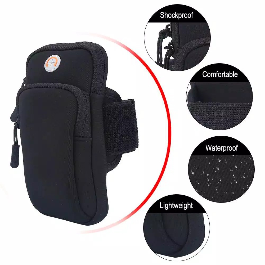 Tas HP/ Dompet HP untuk Olahraga di Lengan WaterProof Armband Running Gym FAS - 343