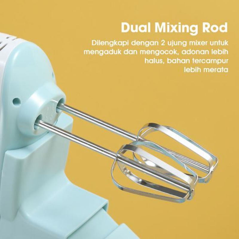 Samono SW-MK01 Electric Mixer Pengocok Telur Elektrik Multifungsi