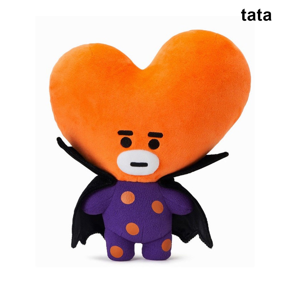 Murah [Bayar Di Tempat]BT21 Halloween Stand Plush Doll BTS Mang Chimmy Tata Cooky RJ Toys