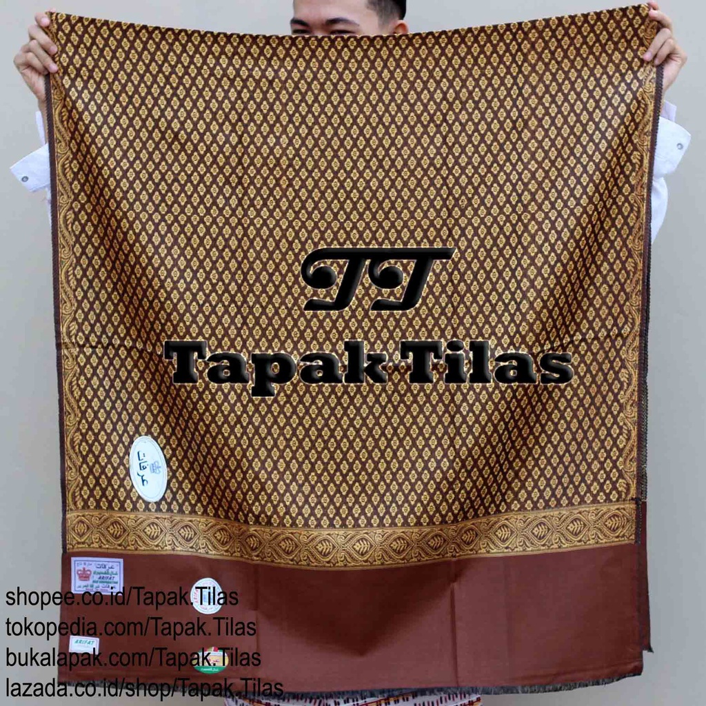 Sorban Premium Almas Warna Coklat - Sorban Kasmiri India Original - sorban Premium impor