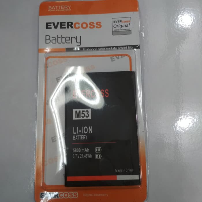 Jual Baterai Evercoss M53 Double Power Original Battery Shopee Indonesia