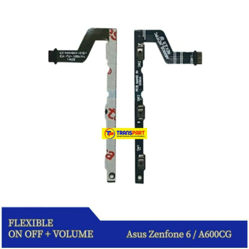 Flexible On Off + Volume Asus Zenfone 6