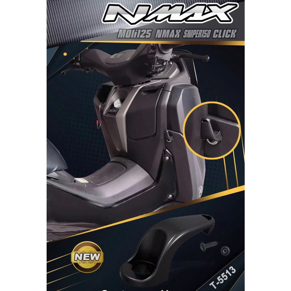 promo discount Gantungan barang motor model yamaha nmax universal mio beat lexi aerox m3 dll bisa untuk honda yamaha suzuki kawasaki original part