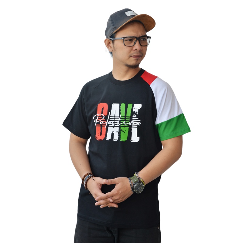 KAOS DAKWAH ALZARA / KAOS DAKWAH PRIA / BAJU KAOS DAKWAH ISLAMI-PALESTINA01
