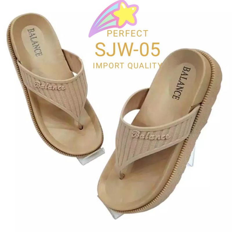 sandal wanita wedges terbaru import murah