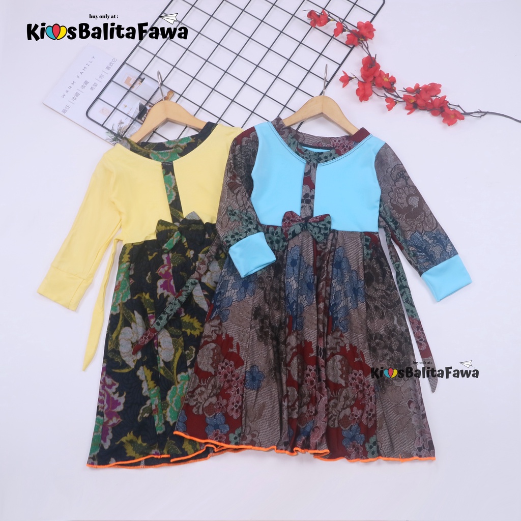 Gamis Pita Uk 1-2 Tahun / Gamis Anak Baju Ngaji Murah Dress Muslim Lengan Panjang Perempuan Girl