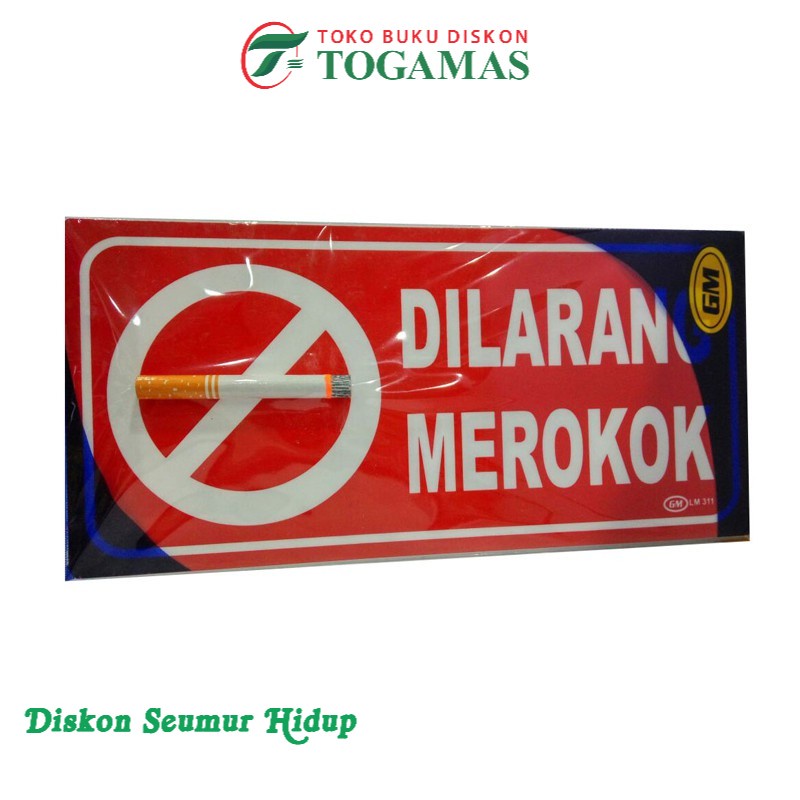 

GM LABEL MEDIUM 3D LM 311 WARNA DILARANG MEROKOK