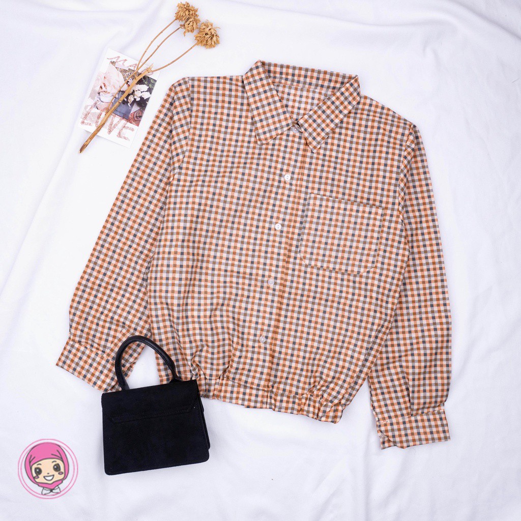 KEM MILKY / RUMI OUTER / MILLY OUTHER NAMSAN TOP OUTHER TARTAN