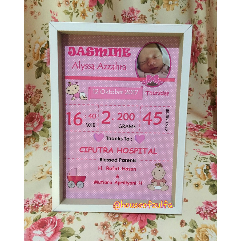 

Biodata Baby uk.30x20cm (A4)