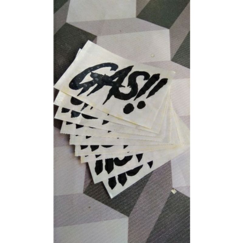 stiker GAS!! Viral stiker Cutting