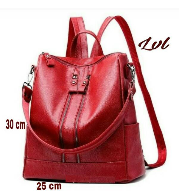 Tas ransel fashion wanita/tas murah meriah ziper