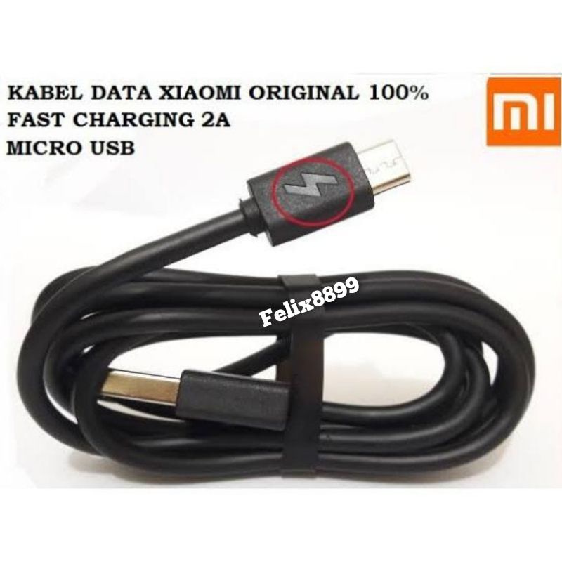 KABEL DATA XIAOMI NOTE 6 PRO 6PRO REDMI 6 REDMI 7 ORIGINAL 100% MICRO USB