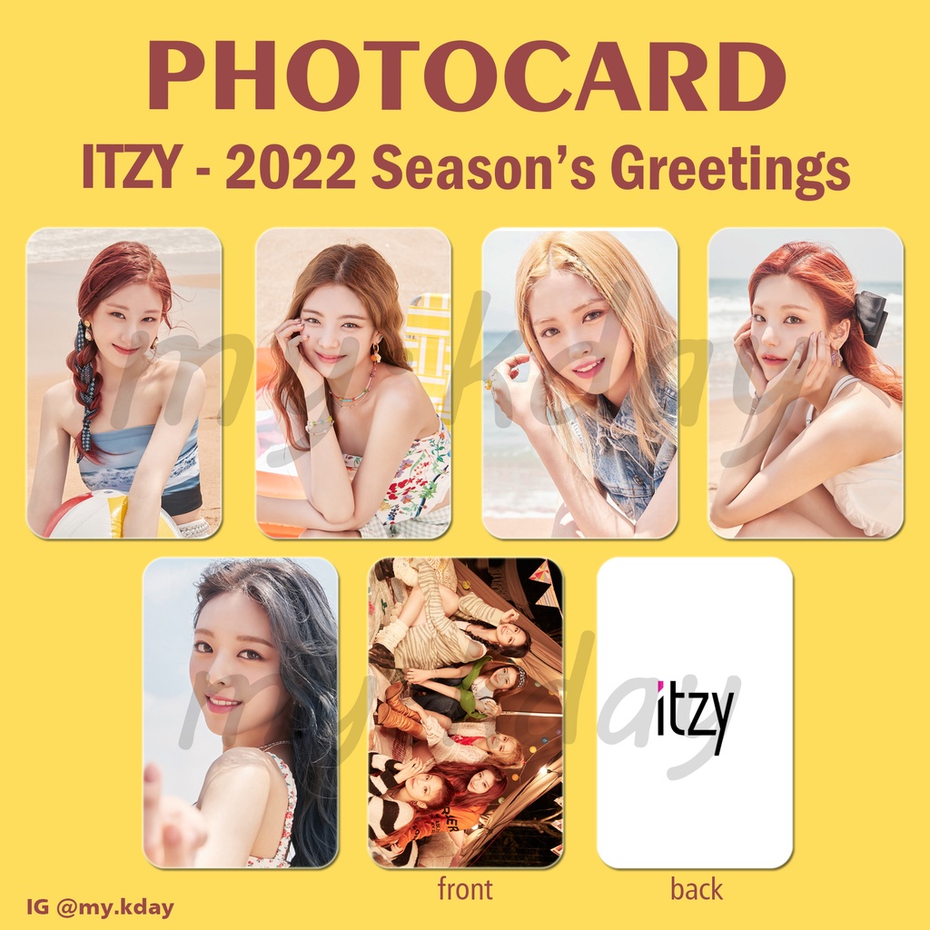 PC-0733, Unofficial Photocard ITZY 2022 Season's Greetings 2 sisi