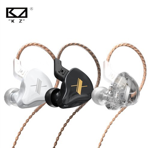 KZ EDX Pro Earphone with Mic Knowledge Zenith Dynamic Driver HIFI Bass In Ear Monitor Original IEM-6